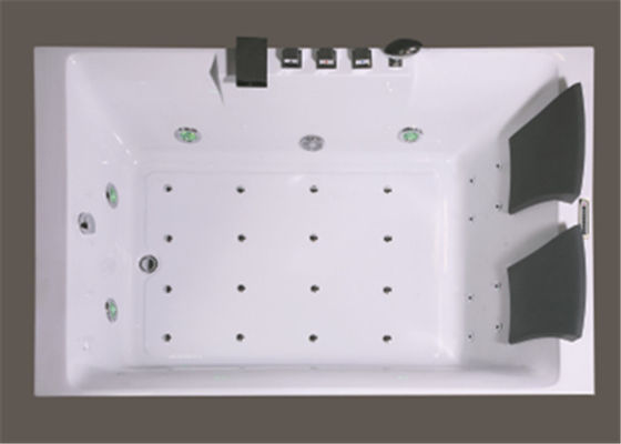 Квадратные Фрестандинг ванны водоворота, ушаты двигателя водоворота для небольших ванных комнат поставщик