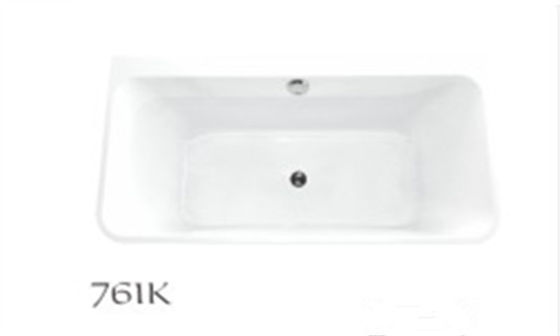 Сформированный квадрат лоснистой твердой поверхностной ванны Акрылик свободной стоящей крытый поставщик